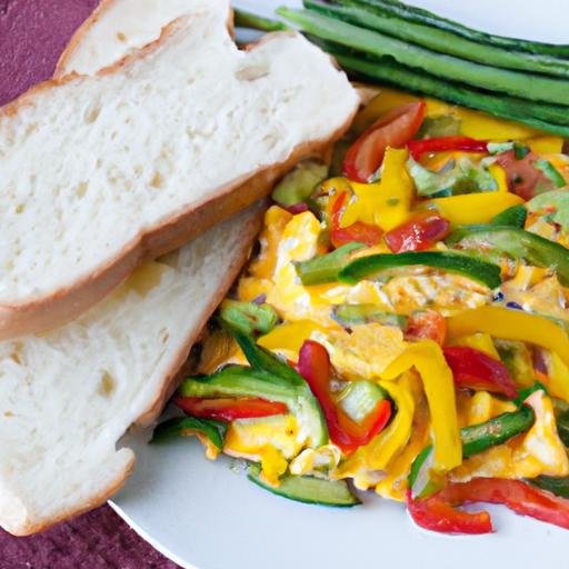 Boost Breakfast Flavor: Vibrant Scrambled eggs with Veggies