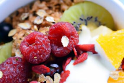 Brighten Your Day: Smoothie Bowls with Granola & Fruit
