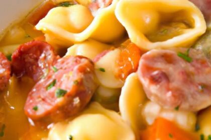 Hearty Sausage Tortellini Soup: Comfort in Every Spoonful