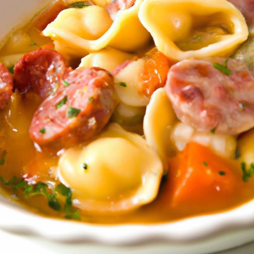 Hearty Sausage Tortellini Soup: Comfort in Every Spoonful