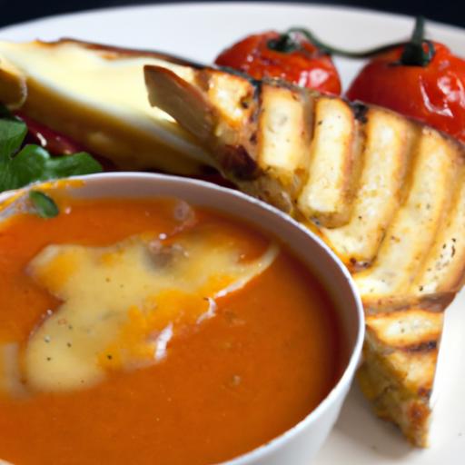 Classic Comfort: Tomato Soup Paired with Perfect Grilled Cheese
