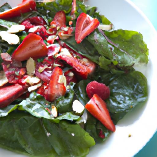 Fresh & Flavorful: Spinach Strawberry Salad with Poppy Seed Dressing