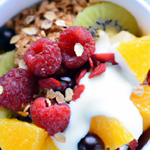 Brighten Your Day: Smoothie Bowls with Granola & Fruit