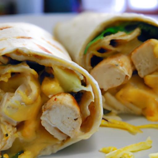 Melted Magic: How to Make Cheesy Garlic Chicken Wraps
