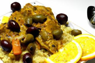 Savor the Zesty Flavors of Chicken Tagine with Lemon & Olives
