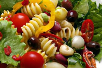 Fresh & Flavorful: Gluten-Free Pasta Salad with Olives & Veggies