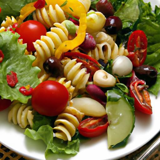 Fresh & Flavorful: Gluten-Free Pasta Salad with Olives & Veggies