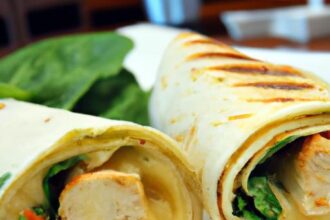 Melted Magic: How to Make Cheesy Garlic Chicken Wraps