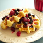Fluffy Almond Flour Waffles with Fresh Berry Bliss Recipes