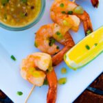 Zesty Grilled Shrimp Skewers with Fresh Lemon Twist