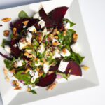Roasted Beet Salad: A Flavorful Blend of Goat Cheese & Walnuts