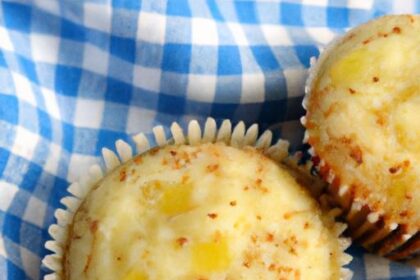 Tropical Twist: Coconut & Pineapple Cottage Cheese Muffins