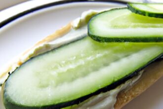 Refreshing Bites: The Classic Cucumber & Cream Cheese Sandwich