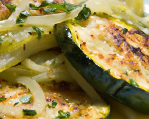 Savor Cheesy Garlic Zucchini Steaks: A Flavorful Delight