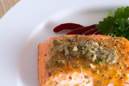 Savory Salmon with Zesty Cajun Butter Sauce Delight