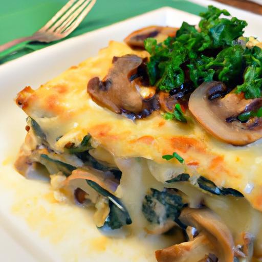 Hearty Mushroom and Spinach Lasagna: A Veggie Delight