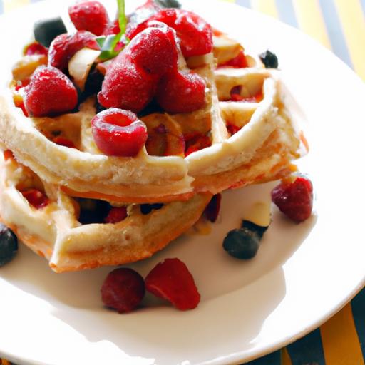 Fluffy Almond Flour Waffles with Fresh Berry bliss Recipes