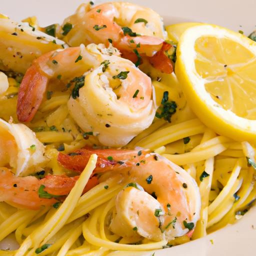 Zesty Lemon Garlic Shrimp Pasta: A Flavorful Seafood Delight