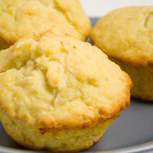 Tropical Twist:⁢ Coconut & Pineapple Cottage Cheese muffins