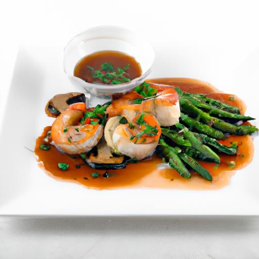 Savory Steak & Shrimp in Garlic Butter Soy Glaze Delight