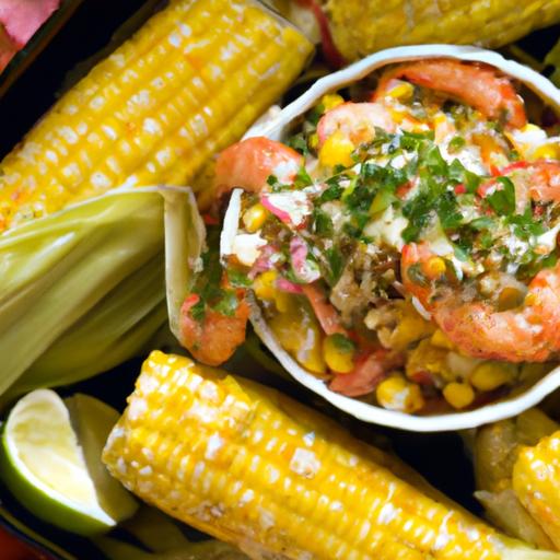Savor⁣ the Zesty Fusion of Mexican Street Corn⁢ and Shrimp