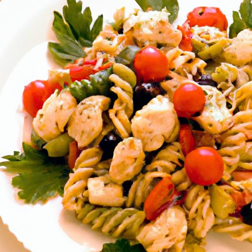 Fresh & Flavorful: Healthy Chicken Pasta Salad Delight