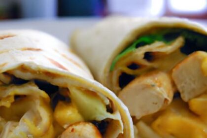 Melted Magic: How to Make Cheesy Garlic Chicken Wraps