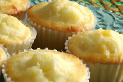 Tropical Delight: Coconut & Pineapple Cottage Cheese Muffins