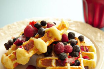 Fluffy Almond Flour Waffles with Fresh Berry Bliss Recipes