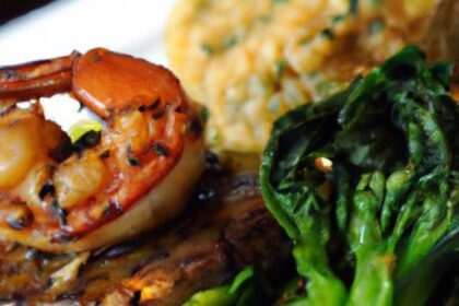 Savory Steak & Shrimp in Garlic Butter Soy Glaze Delight