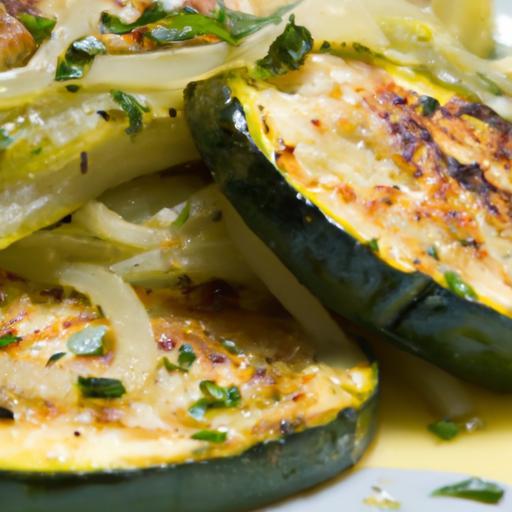 Savor Cheesy Garlic Zucchini Steaks: A Flavorful Delight