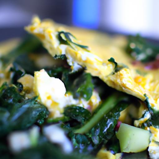 Elevate Breakfast: Scrumptious Scrambled Eggs with Spinach & Feta