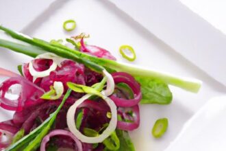 Zesty Red Onion Salad with Olive Oil: A Fresh Flavor Boost
