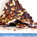 Decadent Keto Chocolate Bark with Crunchy Nut Delight