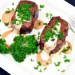 Savor Garlic Butter Steak Bites with Creamy Mash Delight
