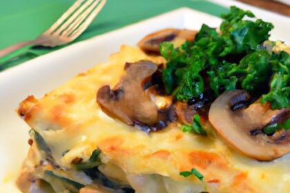 Hearty Mushroom and Spinach Lasagna: A Veggie Delight