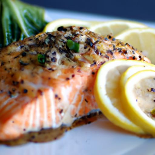 Savory Salmon with Zesty Cajun Butter Sauce Delight