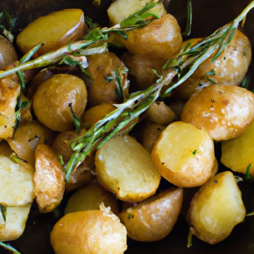Golden roasted Rosemary Potatoes: A Flavorful Delight
