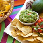 Crunchy Veggie Chips Paired Perfectly with Fresh Guacamole