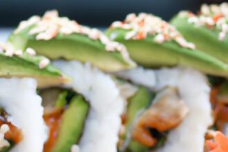 Avocado Sushi Rolls: Creamy, Green Bites of Delight