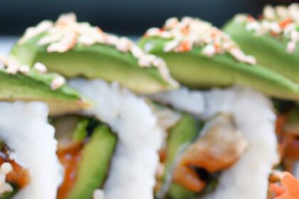 Avocado Sushi Rolls: Creamy, Green Bites of Delight