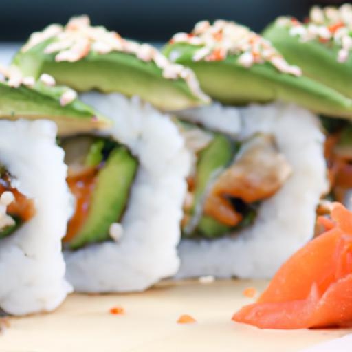 Avocado Sushi Rolls: Creamy, Green Bites of Delight