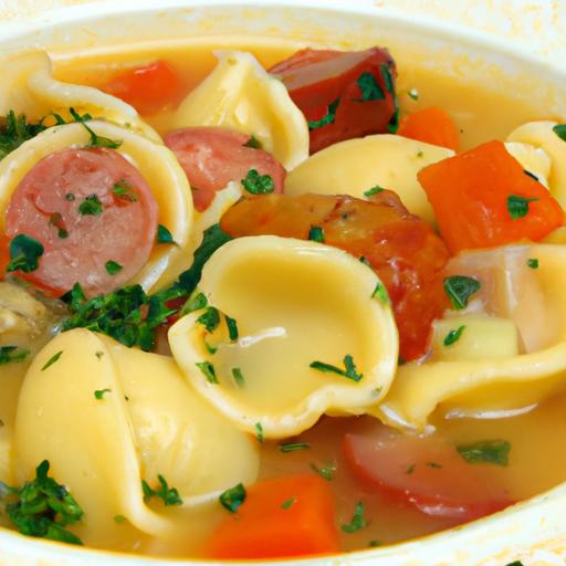 Hearty Sausage Tortellini soup: Comfort in Every Spoonful