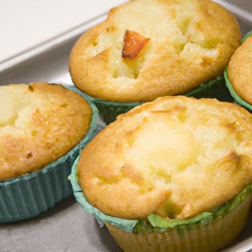 Tropical Delight:⁣ Coconut & Pineapple Cottage Cheese Muffins
