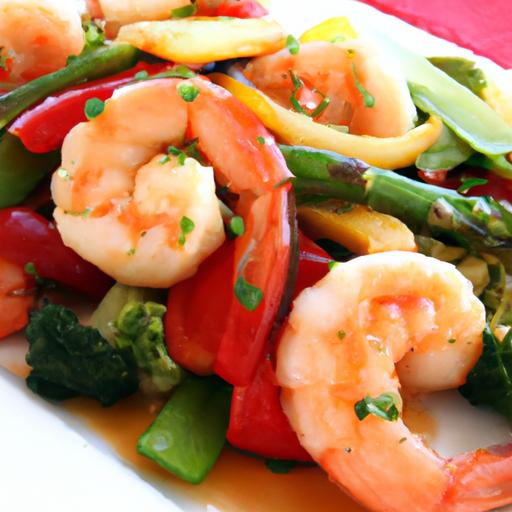 Sizzling stir-Fried⁤ Shrimp: ⁣A ⁢Colorful‌ Veggie​ delight