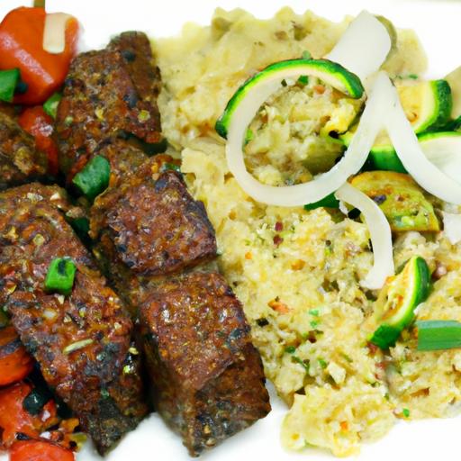 Savor Flavor:‌ Beef & Veggie Skewers with ⁢Nutty quinoa