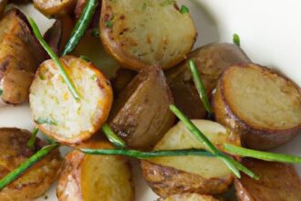 Crispy Roasted Potatoes with Fresh Garden Herbs Delight