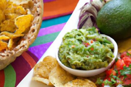 Crunchy Veggie Chips Paired Perfectly with Fresh Guacamole