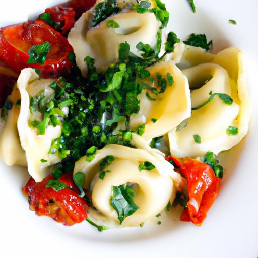 Savor Garlic Herb Tortellini Paired with Roasted ​Veggies