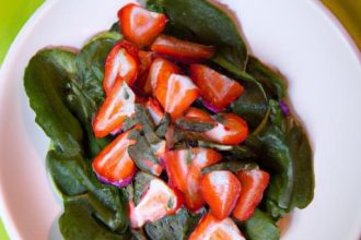 Fresh & Fruity: Spinach Strawberry Salad with Poppy Seed Dressing